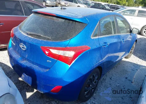 2017 Hyundai Elantra Gt из США, поврежденный, VIN KMHD35LHXHU368077